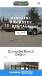 Mobile Screenshot of dumpsterrentalsdetroit.com